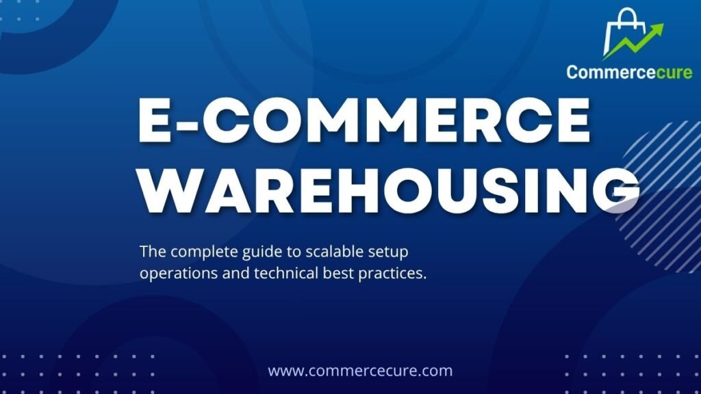 3D automated e-commerce warehouse with fiber-optic inventory tracking.